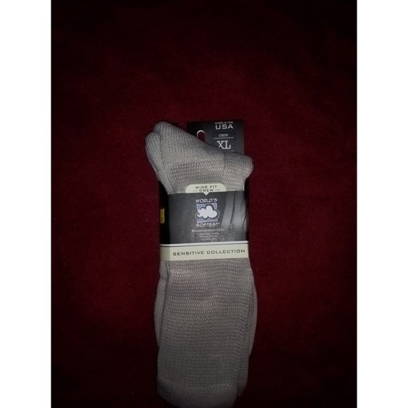 Worlds Softest Socks Tan/crew 2 pair - Picture 2 of 2